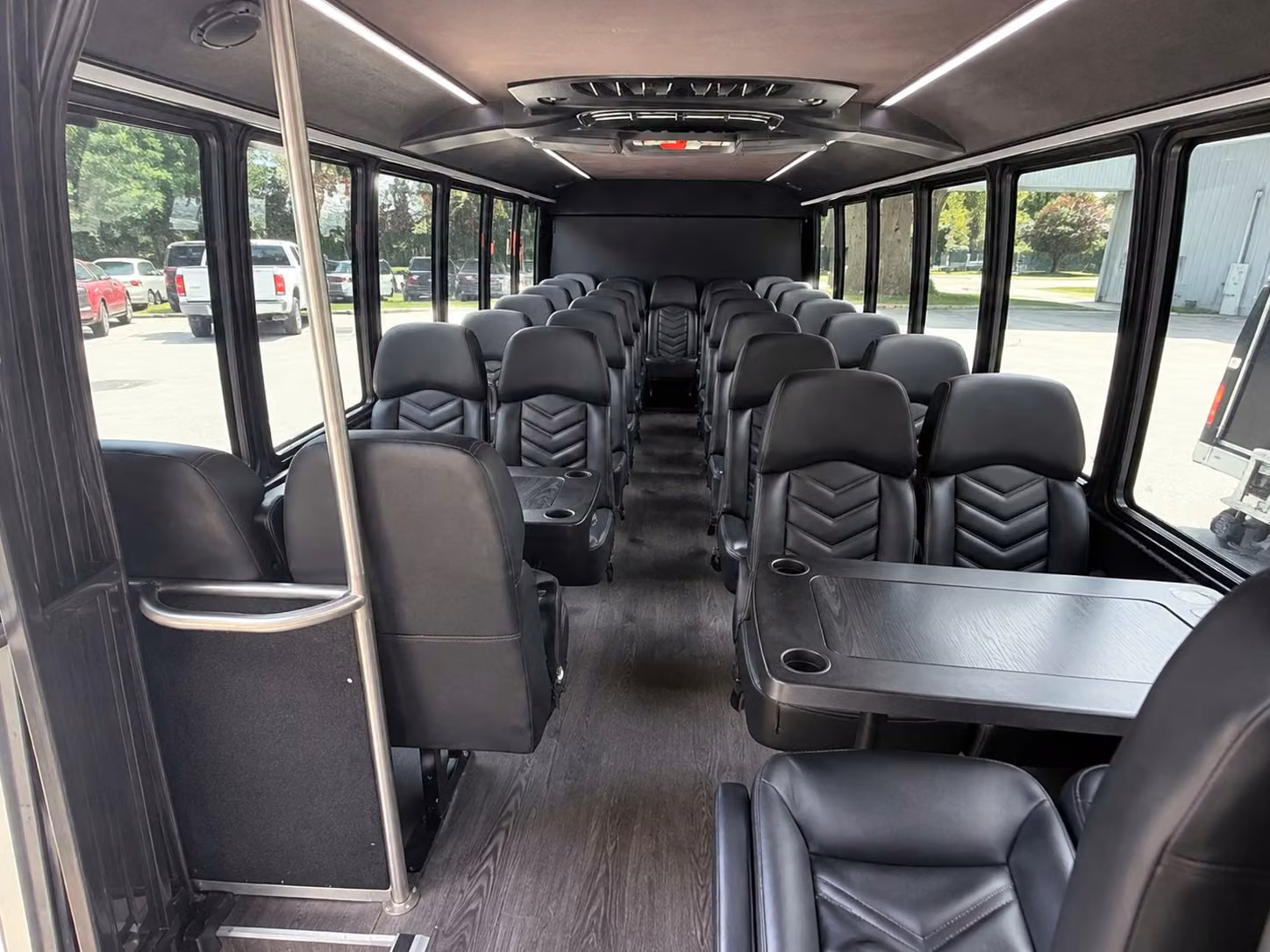 15 passenger minibus inside