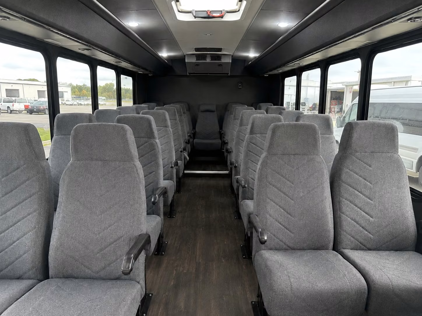 20 passenger minibus inside