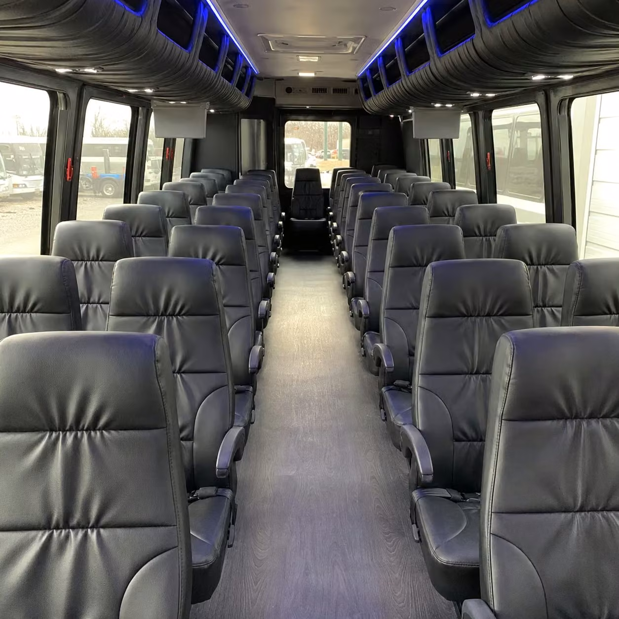 25 passenger minibus inside