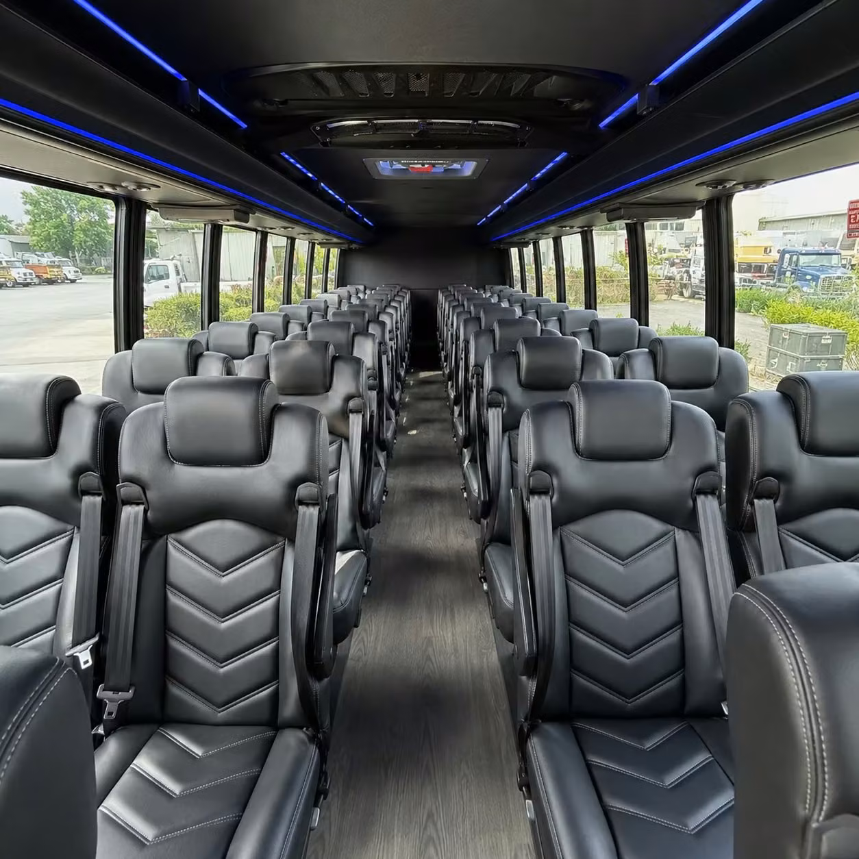30 passenger minibus inside