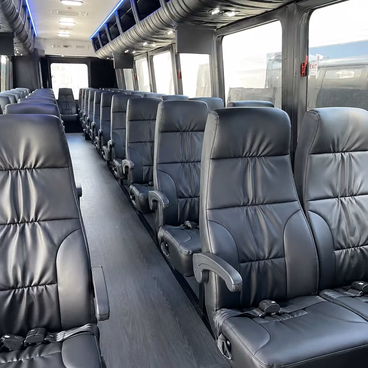 30 passenger minibus interior
