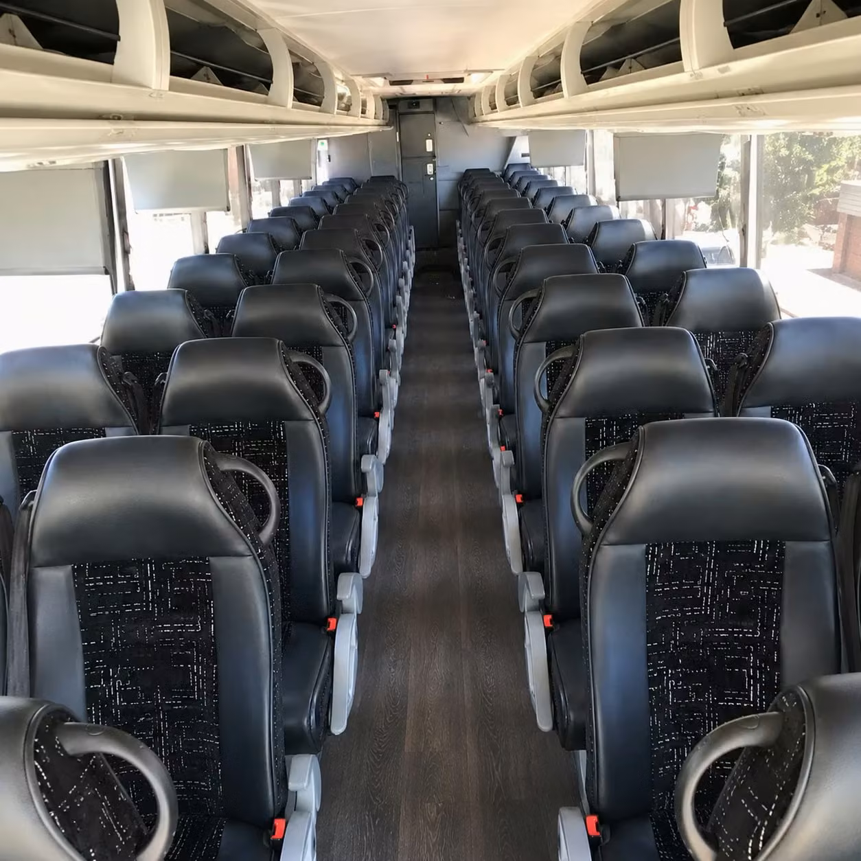 memphis charter bus interior